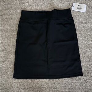 NWT ZYIA Black Reve A Line Skirt
